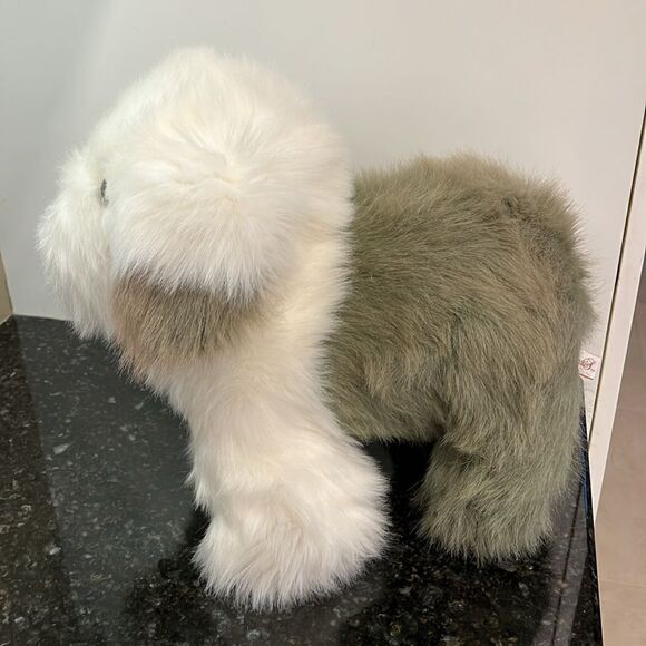 Vintage 1987 Dakin Soft Classics Sheep Dog Plush Stuffed Animal Toy Stands 13” - Picture 4 of 10